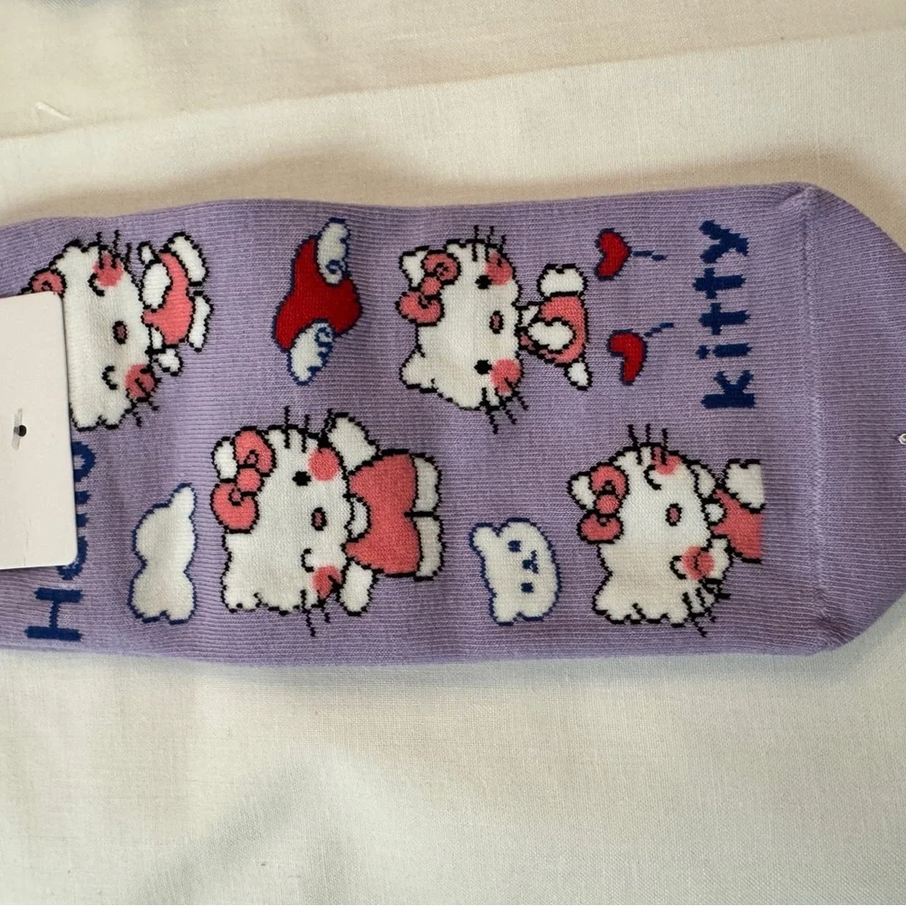 Kitty inspired Kids/Adult Socks Set - Multicolor ( 4 pairs per pack)